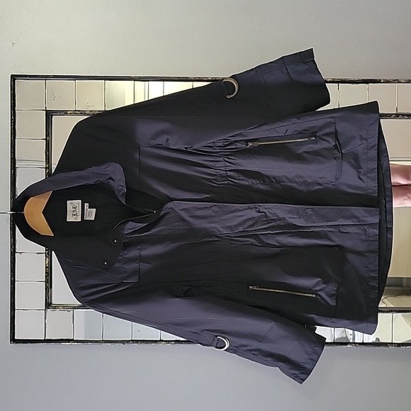 Live a Little Jackets & Blazers - Black Windbreaker Jacket Size M